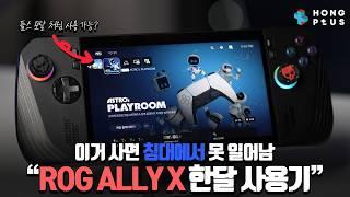 ROG ALLY X 살만할까? 로그 엘라이 후속 한달 사용기 UMPC 어떤거 사지?