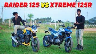 125cc ல எந்த Bike வாங்கலாம் ? | Tvs Raider 125 vs Hero Xtreme 125r in Tamil | Speed Test 