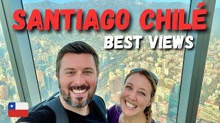 THE BEST VIEWS IN SANTIAGO CHILE! Santa Lucia, San Cristobal & The Costanera Centre