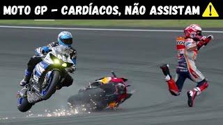 UNBELIEVABLE | Moto GP Tumbles, falls (Grand Prix - Moto Racing)