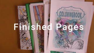 Completed Pages  May 2024 (Adult Coloring)