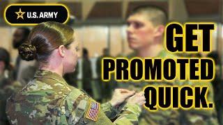 FAST Promotion from Private to Sergeant First Class | Don't get left behind.