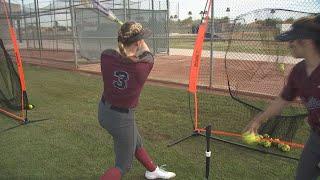 Arizona softball player is called the dominator