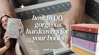 Part 1: How To Turn Books Into Custom Hardcovers | Rebinding Tutorial | Preparing Your Textblock