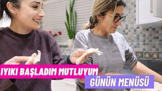 VLOG+ HABERLERİM VAR  YENGEMde ÇAY KEYFI GÜNÜN MENÜSÜ 