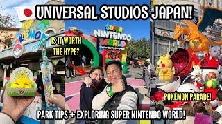 EXPLORING UNIVERSAL STUDIOS JAPAN  | SUPER NINTENDO WORLD + USJ RIDES & PARK TIPS!