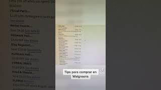 Tips para comprar en Walgreens con cupones y códigos de descuento.  #shorts