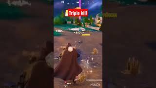 triplo kill!!!! #gameplay #fortnite #foryou #like #games