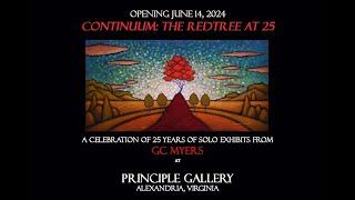 2024 GC MYERS--- "Continuum: The Red Tree at 25"  --- PRINCIPLE GALLERY  EXHIBIT