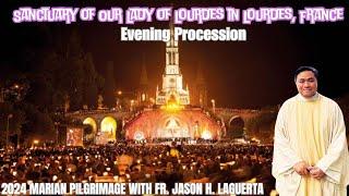 2024 Marian Pilgrimage Evening Procession at Our Lady of Lourdes,  France with Fr. Jason Laguerta