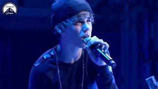 Justin Bieber Sings 'Down To Earth' Live  (Full Song) | Never Say Never | Paramount Movies