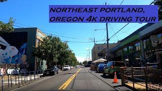 Northeast Portland, Oregon | 4k Driving Video | Alberta Street