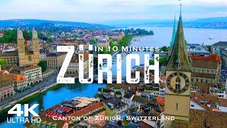 ZürichDrone Aerial 4K | Zurich in 10 Minutes | Switzerland Schweiz