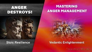 ANGER ANTIDOTE: Stoic Resilience and Vedantic Enlightenment  - Easy to Apply! 4K