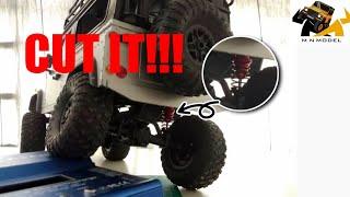 MN99s suspension upgrade Part 3 | CUT the suspension coil spring!!!