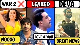 Shraddha Kapoor In War 2, Shahid Kapoor's Deva Date Change, Love And War Pics Leaked