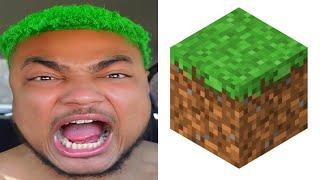 Er Identifiziert Sich Als Minecraft Grass Block