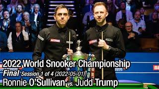 2022 World Snooker Championship Final: Ronnie O'Sullivan vs. Judd Trump (Full Match 1/4)