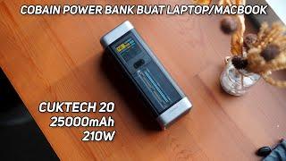 Cobain Powerbank buat Macbook! Cuktech 20 Powerbank