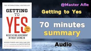 Summary of Getting to Yes by Roger Fisher | 70 minutes audiobook summary