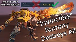 Ascending "Invincible" Rummy's MAD STOMP Into a High-Threat AC (Armored Core 6 Challenge Run)