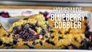 The secret to perfect blueberry cobbler