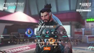 THIS IS HANZO GOD! IDDQD HANZO GAMEPLAY OVERWATCH 2 TOP 500 SEASON 4 TOP 500