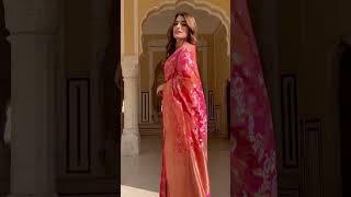 HANDWOVEN BANARASI SILK SAREE | SHIVANGI KASLIWAL