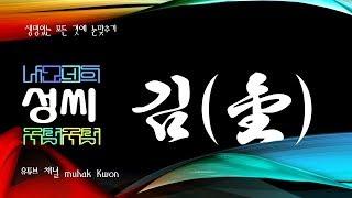 한국의 성씨...김(金), 한국 제1위의 성씨 인구를 가진 김씨