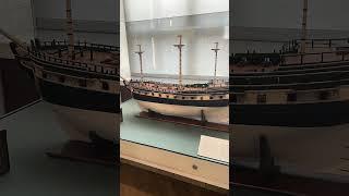 British Museum Model of East Indiaman, Tea Chest and tea caddies #britishmuseum