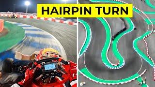 How to take a HAIRPIN turn in Karting (tutorial)