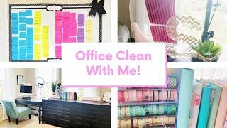 Office Clean With Me & 90 Day Plan Reset