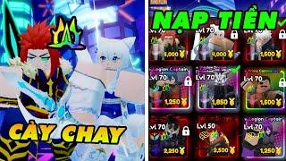 Sự khác biệt của NGƯỜI CHƠI CÀY CHAY và NGƯỜI CHƠI NẠP TIỀN Trong Anime Defenders | Roblox