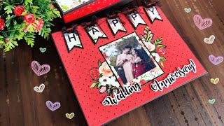 Wedding Anniversary Scrapbook || Romantic Gift || The Craft Gallery India