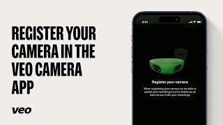 Register Your Camera In The Veo Camera App | How To Get Started With Veo | Veo 101