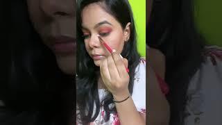 Red-bronze Eyeshadow Tutorial 
