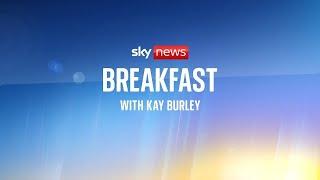 Watch Sky News Breakfast: Chancellor Rachel Reeves to pledge no austerity despite 'tough decisions'