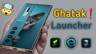 "5 best unique android launchers"for Pro users ll Ghatak! launchers 2025