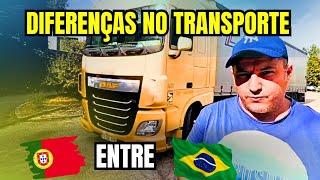 DIFERENÇAS NO TRANSPORTE ENTRE PORTUGAL E BRASIL .