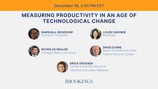 Measuring productivity in an age of technological change