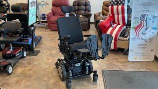 Achieve Max Precision and Comfort with this 2021 Pride Mobility Quantum J4 Power Chair!