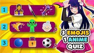 3 Emojis 1 Anime Quiz!  Guess the Anime by Only 3 Emojis! 