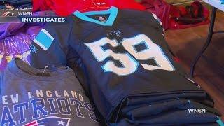 Counterfeit Carolina Panthers gear not always easy to spot