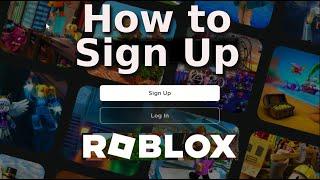 How to Sign Up to Roblox on phone -  create a new Roblox Account Sign Up 2024