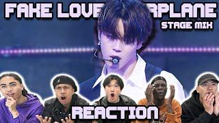 OUR FIRST TIME WATCHING BTS Airplane + Fake Love STAGE MIX!