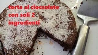 TORTA AL CIOCCOLATO CON SOLO 2 INGREDIENTI - KETO CAKE - TORTA CHETOGENICA - LOW CARB