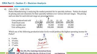 CMA Part 2 (Extensive Review (Section C) Video 2