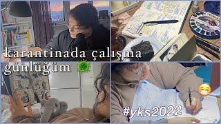 Ders Çalışma Günlüğüm #6 || SON 100 GÜN  Evde benimle 2 gün #yks2022