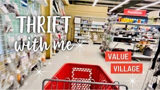 Thrifting Value Village Canada | Vintage Home Decor 