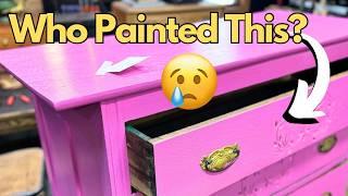 AMAZING Restoration of a $20 ANTIQUE Painted DRESSER